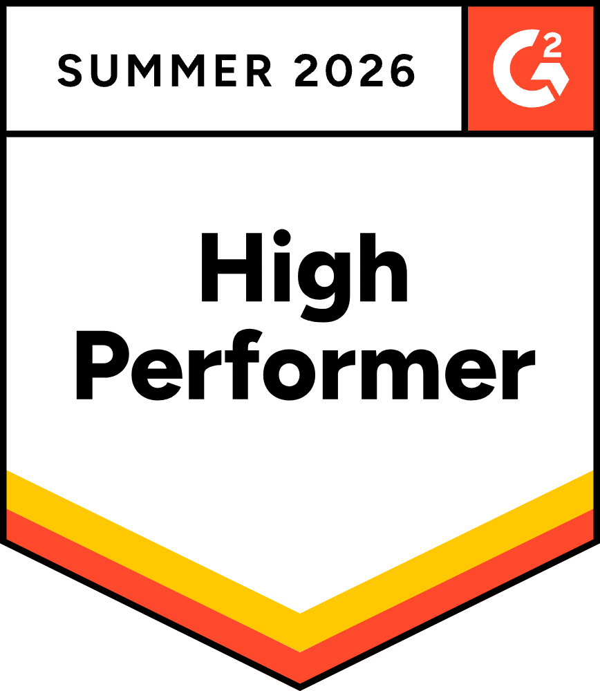 G2 High Performer, Summer 2026
